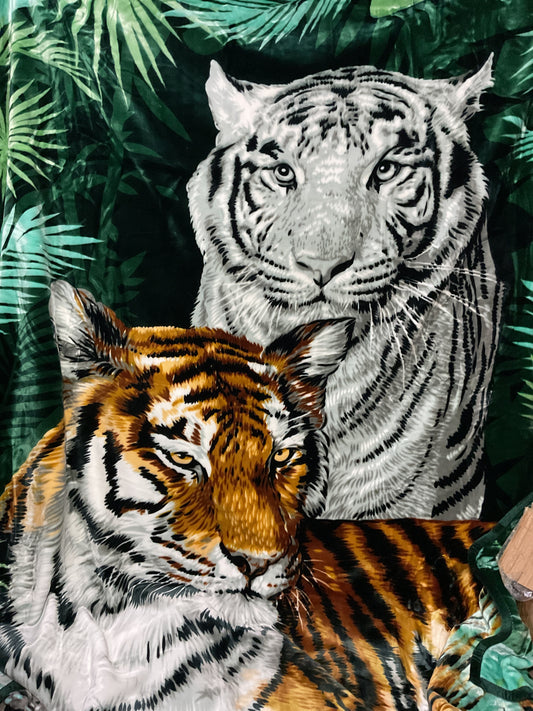 "JUNGLE"  (King Size) 3 Ply Ultra Soft Blanket